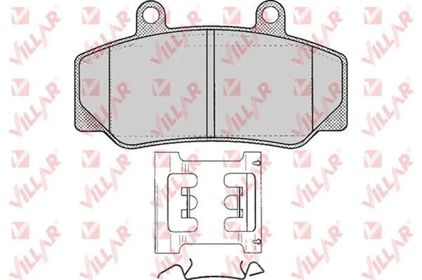 Kit de plaquettes de frein, frein à disque VILLAR 626.0318