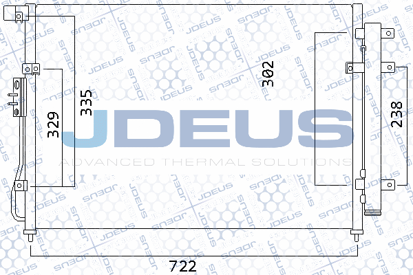 Condenseur, climatisation JDEUS 765M19