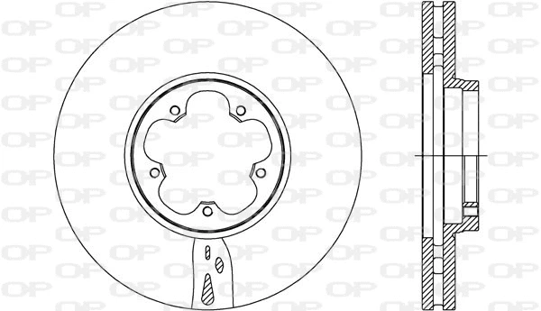 Disque de frein OPEN PARTS BDA2736.20