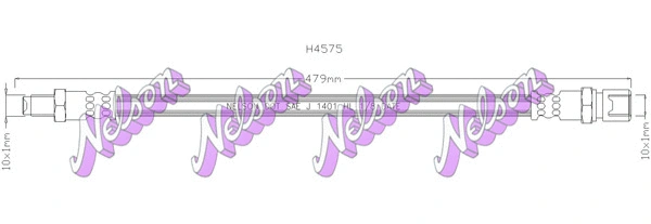 Flexible de frein KAWE H4575