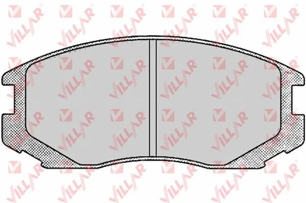 Kit de plaquettes de frein, frein à disque VILLAR 626.0502