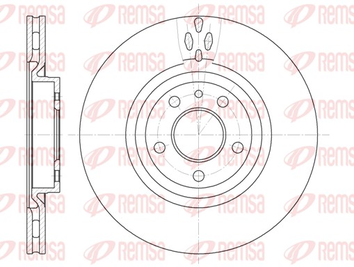 Disque de frein REMSA 6315.11