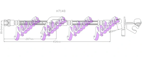 Flexible de frein KAWE H7148