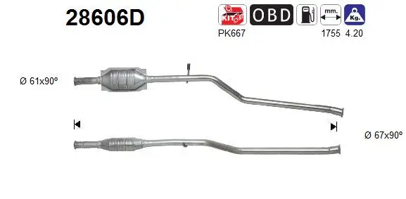 Catalyseur AS 28606D