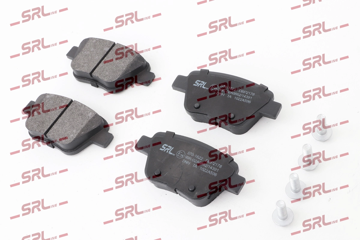 Kit de plaquettes de frein, frein à disque SRLine S70-1622