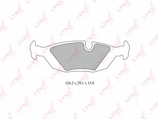 Kit de plaquettes de frein, frein à disque LYNXAUTO BD-7805