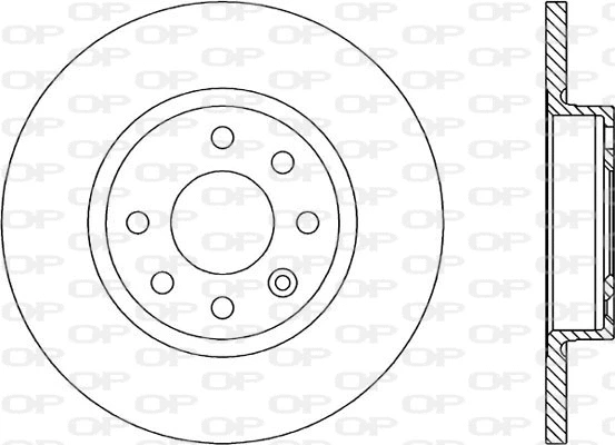 Disque de frein OPEN PARTS BDR1606.10