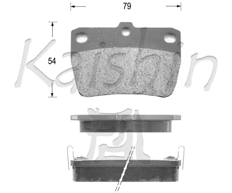 Kit de plaquettes de frein, frein à disque KAISHIN FK2188