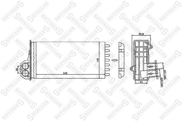 Système de chauffage STELLOX 10-35047-SX