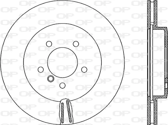 Disque de frein OPEN PARTS BDR1881.20