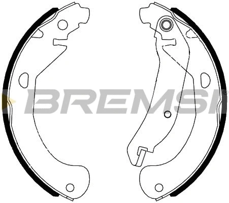 Jeu de mâchoires de frein BREMSI GF4795