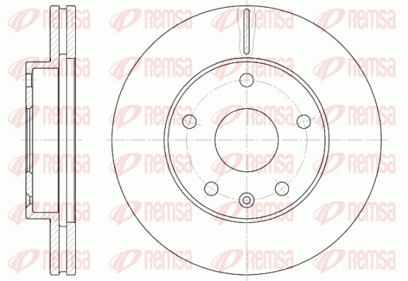 Disque de frein REMSA 6960.10