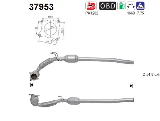 Catalyseur AS 37953