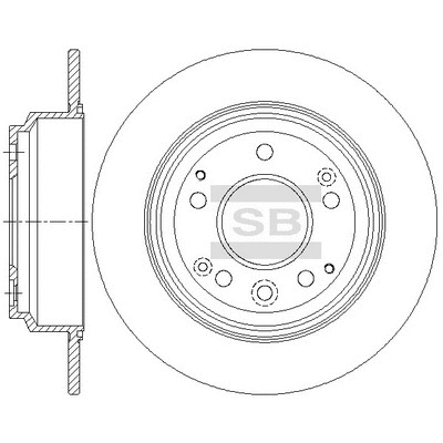 Disque de frein Hi-Q SD4141