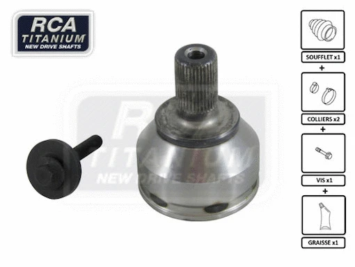 Jeu de joints, arbre de transmission RCA FRANCE AF95