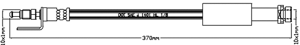 Flexible de frein JURATEK JBH1161