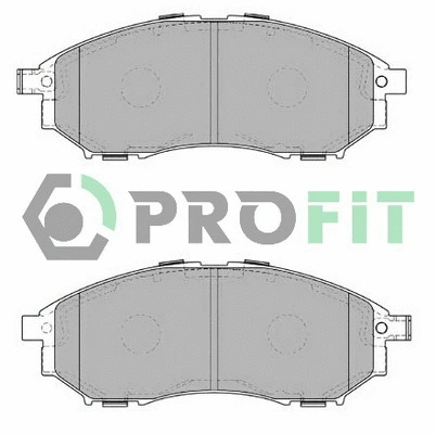 Kit de plaquettes de frein, frein à disque PROFIT 5000-4177