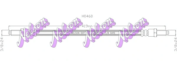 Flexible de frein KAWE H0460
