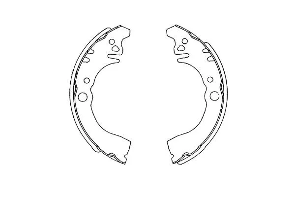 Jeu de mâchoires de frein KAVO PARTS KBS-1906