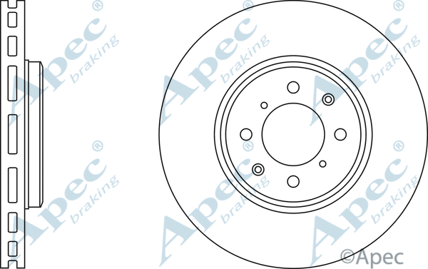 Disque de frein APEC DSK2357