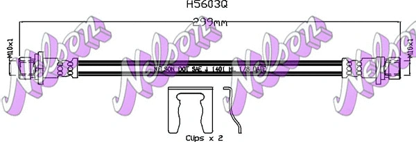 Flexible de frein KAWE H5603Q