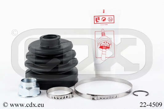 Jeu de joints-soufflets, arbre de commande CDX 22-4509