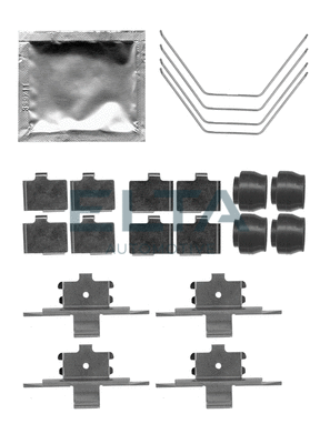 Kit d'accessoires, plaquette de frein à disque ELTA AUTOMOTIVE EA8739