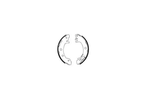 Jeu de mâchoires de frein E.T.F. 09-0406