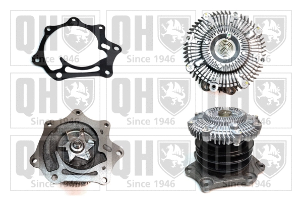 Pompe à eau, refroidissement du moteur QUINTON HAZELL QCP1531