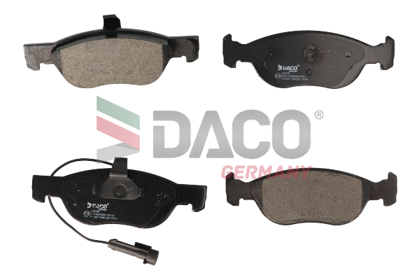 Kit de plaquettes de frein, frein à disque DACO Germany 322338