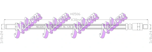 Flexible de frein KAWE H0506