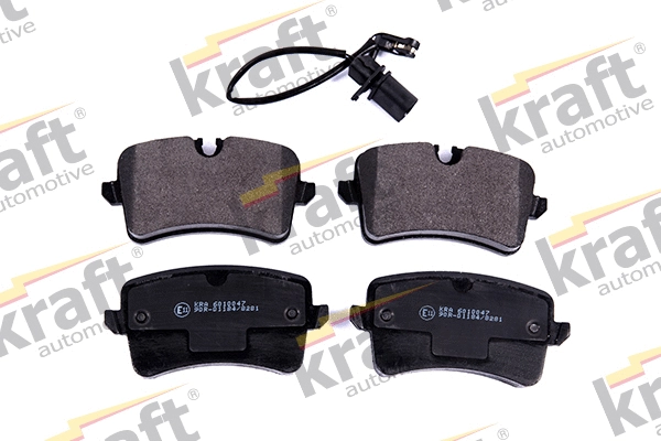 Kit de plaquettes de frein, frein à disque KRAFT AUTOMOTIVE 6010047