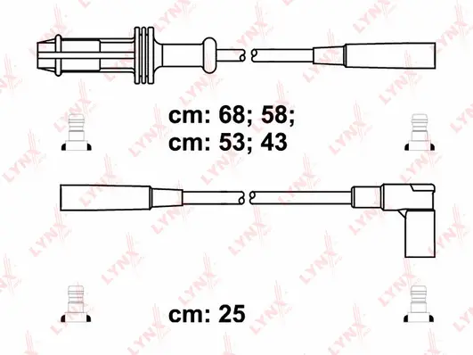 Kit de câbles d'allumage LYNXAUTO SPC6112