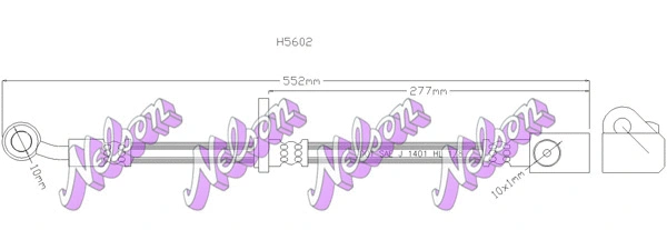 Flexible de frein KAWE H5602