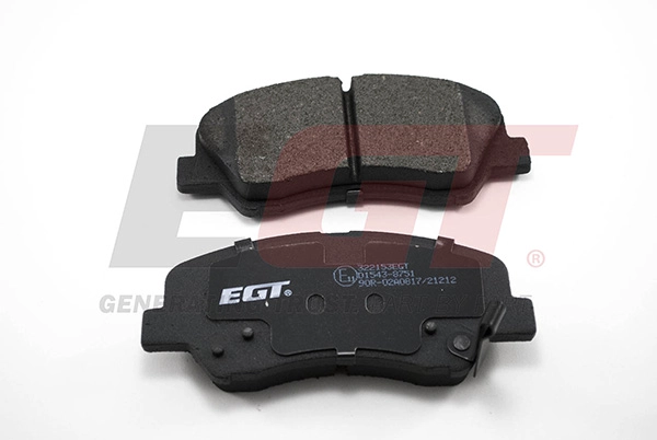 Kit de plaquettes de frein, frein à disque EGT 322153EGT