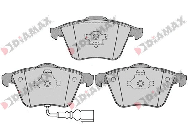 Kit de plaquettes de frein, frein à disque DIAMAX N09393