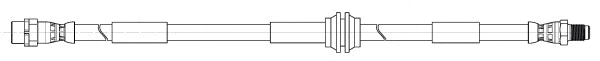 Flexible de frein CEF 515270