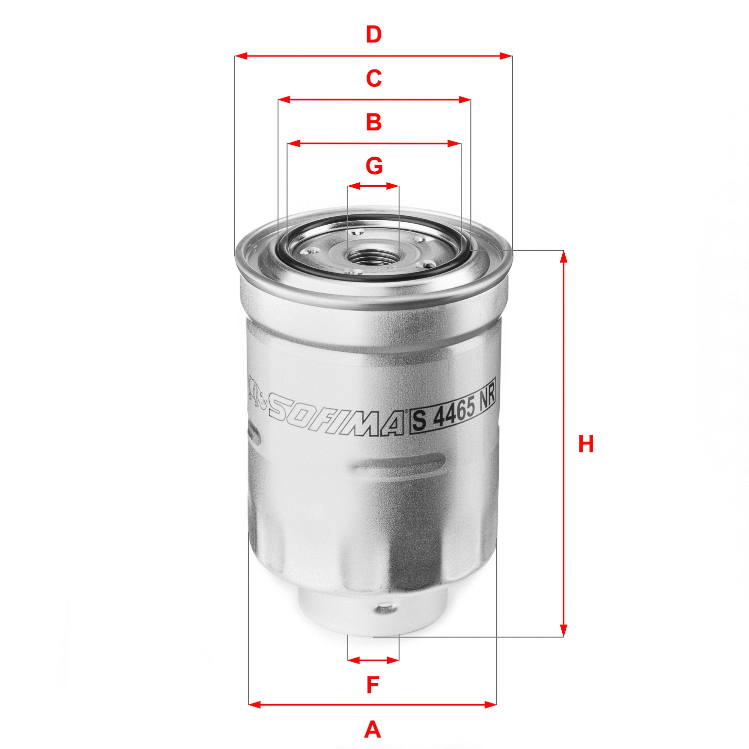 Filtre à carburant SOFIMA S 4465 NR