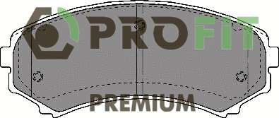 Kit de plaquettes de frein, frein à disque PROFIT 5005-1603