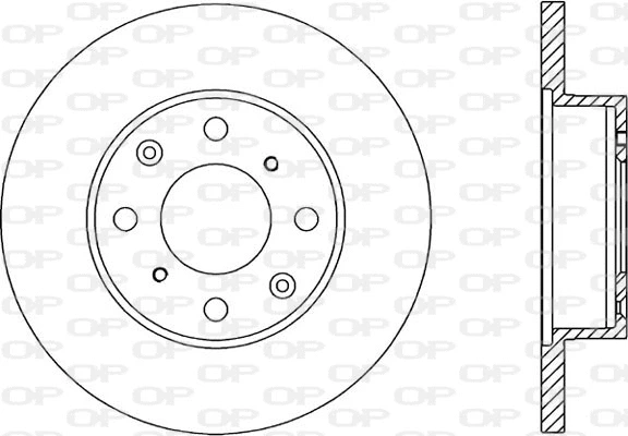 Disque de frein OPEN PARTS BDR1063.10