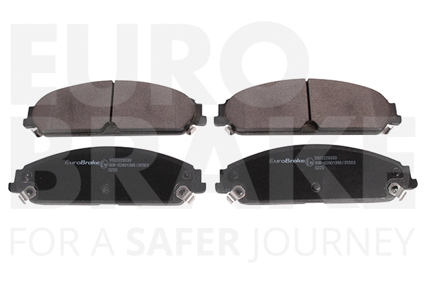 Kit de plaquettes de frein, frein à disque EUROBRAKE 5502229333