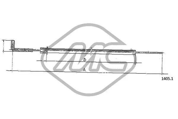 Tirette de starter Metalcaucho 81571