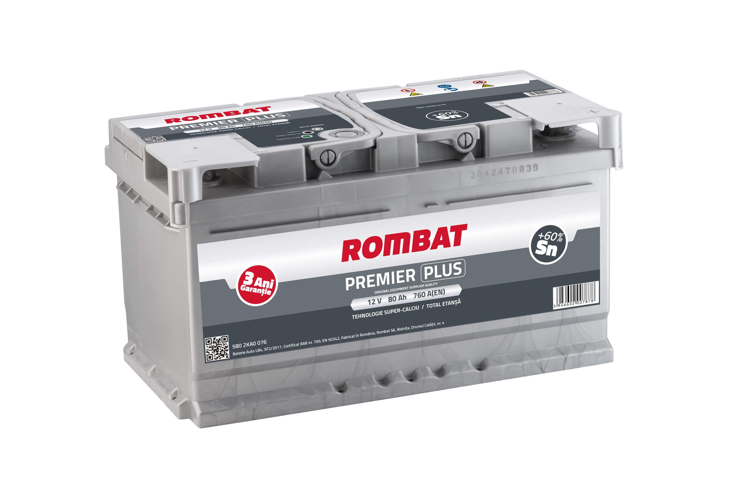 Batterie de démarrage ROMBAT 580 2KA0 076