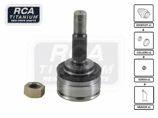 Jeu de joints, arbre de transmission RCA FRANCE NI27