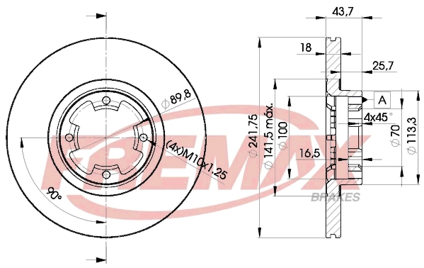 Disque de frein FREMAX BD-0170