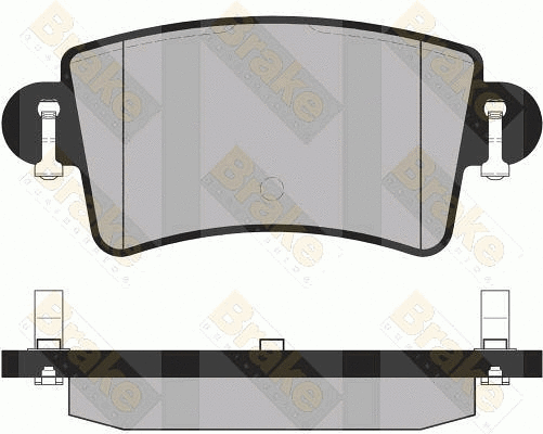 Kit de plaquettes de frein, frein à disque Brake ENGINEERING PA1302