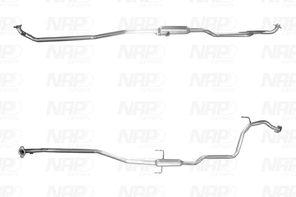 Tuyau d'échappement NAP carPARTS CAC10657