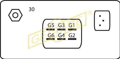 Débitmètre de masse d'air GEBE 9 5040 1