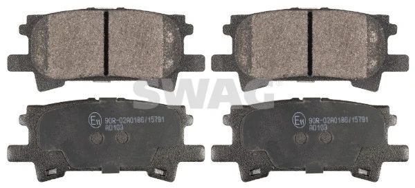 Kit de plaquettes de frein, frein à disque SWAG 33 10 5442