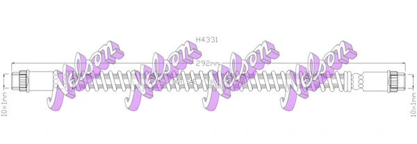 Flexible de frein KAWE H4331